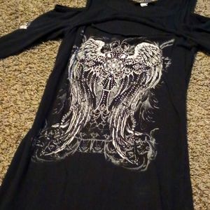 The brand is Abbie Lane, The size is S, Color is Black